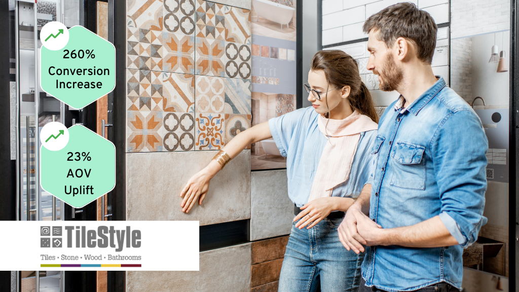 TileStyle Grows Order Value by Replicating Its Market-Leading In-Store Experience Online